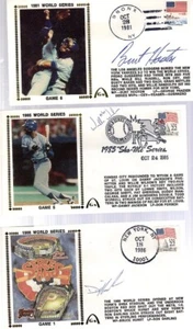 BURT HOOTON LA DODGERS Autographed FDC Cachet 10 28 1981 WORLD SERIES - Picture 1 of 1