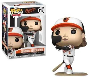 FUNKO POP! GUNNAR HENDERSON BALTIMORE ORIOLES MLB VINYL FIGURE #113 w/PROTECTOR - Picture 1 of 15