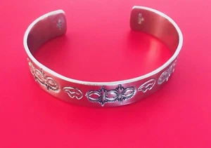 Robert Becenti RB Navajo sterling silver cuff bracelet bears Southwest - Bild 1 von 12