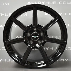 ORIGINAL ASTON MARTIN V8 VANTAGE 19" ZOLL SPEEDLINE GLANZ SCHWARZ ALUFELGEN X4 - Bild 1 von 4