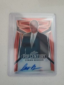 Corbin Bernsen 2023 Leaf Pop Century Signatures Autograph Orange BA-CB2 2/5