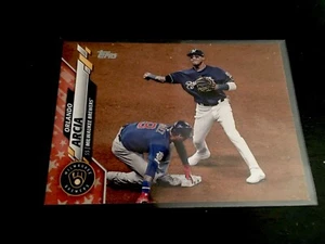 2020 Topps Independence Day #149 Orlando Arcia #18/76 SSP Brewers Series 1 - Bild 1 von 2