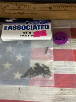 TEAM ASSOCIATED 21135 M2X12 FHPS Screws - Image 1 of 3