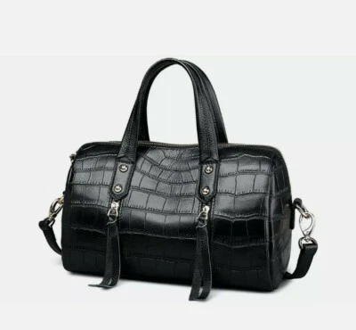 NUEVO Bolso de Mano Zooler Global con Asa Superior con Borla Flor, Negro, para Mujer Foto 1 de 4