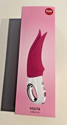 FUN FACTORY VOLTA G5 Blackberry Pink Silicone Flutter Clitoral Vibrator NIB - Image 1 of 4