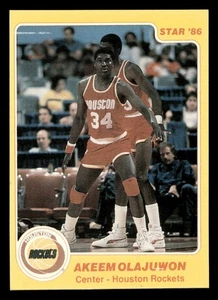 1985-86 Star #18 Akeem Olajuwon Near Mint+ Rockets ID:455393 - Picture 1 of 2