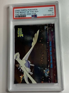 Topps Pokemon the Movie 2000 #66 The Beast Of The Sea Silver Foil PSA 9 MINT - Bild 1 von 2