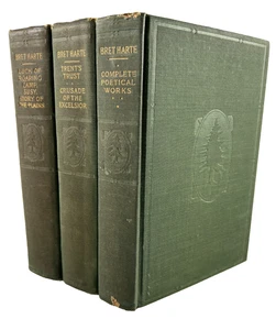Bret Harte Lot of 3 P.F. Collier  & Son Books 1887, 1899 & 1902 - Picture 1 of 14