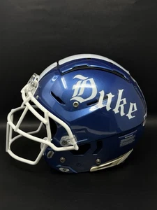 Duke Blue Devils Game Used / Team Issued Schutt F7 Football Helmet Medium - Picture 1 of 15