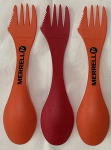 3 Light My Fire Sweden Spork Original Spoon-Fork-Knife 2-Orange Merrell, 1- Red - Picture 1 of 2
