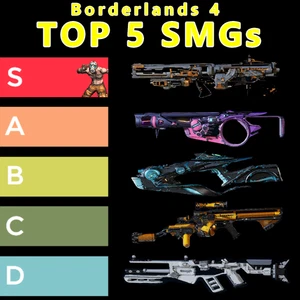 🔥Borderlands 4🔥Top 5 Smgs🔥Level 50 🔥Kaoson, Plasma Coil, OHM I GOT, & More🔥 - Picture 1 of 7