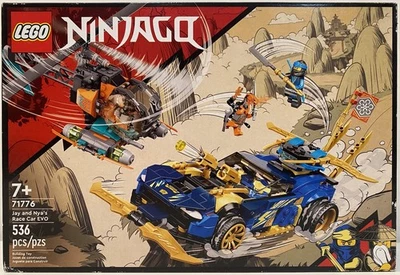 LEGO 71776 NINJAGO: Jay and Nya's Race Car EVO NUEVO retirado Cobra ¡Serpiente retirada! Foto 1 de 4