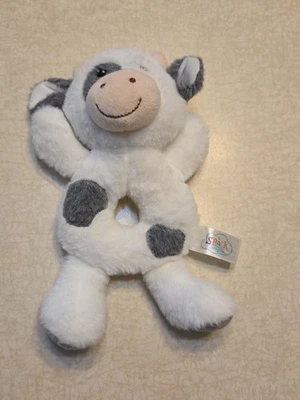Spark Create Imagine Baby Plush Ring Rattle Cow - Image 1 of 3