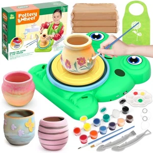 Pottery Wheel for Kids - Complete Pottery Painting Kit Arts and Crafts for Ki... - Picture 1 of 7