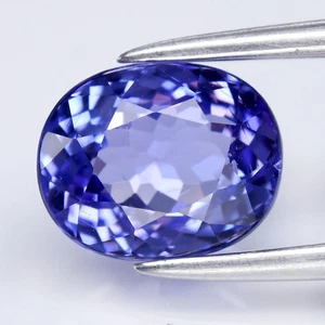 💎 1.58ct 7.2x5.8mm VS Oval Natural AAA Violet Blue Tanzanite - Tanzania Gem - Picture 1 of 4