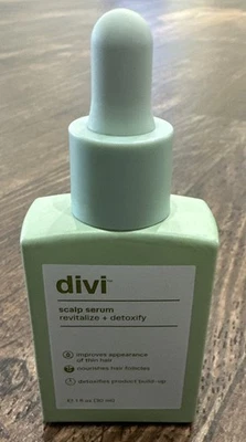 Suero para cuero cabelludo Divitalizar + Desintoxicar 1 OZ 30 ml tamaño completo para cabello fino Foto 1 de 4