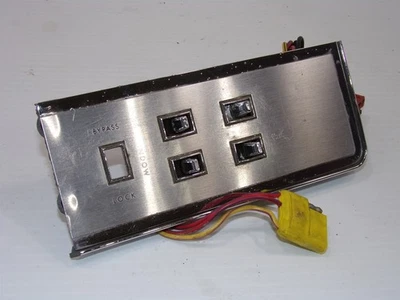 1966 1967 Lincoln 4 Gang Power Window Switch Assy w/ Bezel OEM C6VB 14A335 - Image 1 of 4