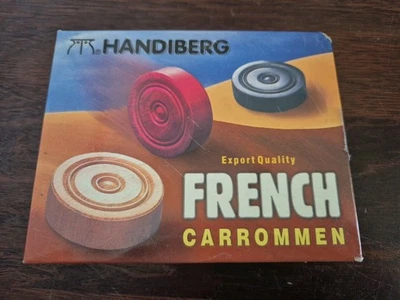 Wood Carrom Coins 24 Carrom Board Coins French Carromen - image 1 of 3