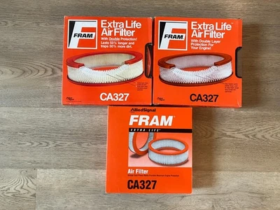 Filtros de aire Fram (3) CA327 Chevrolet Pontiac Buick Oldsmobile Cadillac GM AC329 Foto 1 de 4