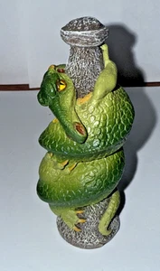 Gary Stevenson, Wildlife Artist ~ RARE Fantasy Piece ~ DRAGON Lamp Finial - Picture 1 of 7