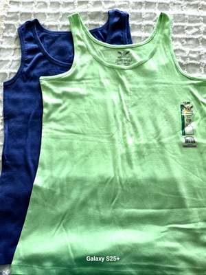 Relativity Women’s Blue & Faded Glory Mint Green Tank Top Size XL NWT - Image 1 of 3