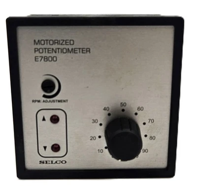 SELCO E7800 MOTORIZED POTENTIOMETER RPM: 0.8-6 FAST SHIPPING - Image 1 of 4
