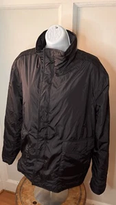 Massimo Dutti Herren leichte Jacke mit Reißverschluss und Knopfleiste schwarz Gr. L - Bild 1 von 17