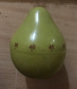 Kitchen Manual Timer 60 Minutes Mechanical Pear Shaped. Missing stem. - Picture 1 of 4