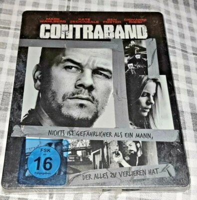 CONTRABAND Blu-Ray Limited Edition Exclusive Debossed OOP Steelbook New & Sealed - Image 1 of 2