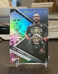 Jon Jones 2022 Chronicles UFC Black 202 Light Heavyweight - Picture 1 of 2