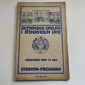 Olympische Spiele 1912 Stockholm Stadion Programm 7/13 - Bild 1 von 6