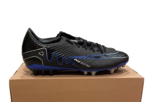 Size 8.5 Nike Zoom Vapor 15 Academy AG Plate 'Black/Chrome NOBOXLID DJ5630 040 - Picture 1 of 6