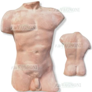 Statua torso in terracotta toscana busto-terracotta tors made in italy tuscany - Foto 1 di 4