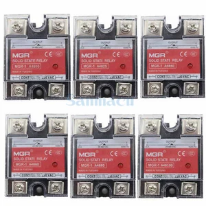 AC-AC SSR 10-100A 70-280VAC In to 24-480VAC Out Single Phase Solid State Relay - Picture 1 of 2