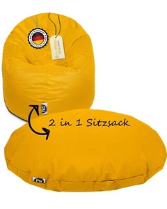 Patchhome 2  Varianten in 1 Sitzsack Sitzkissen Beanbag Gamer Kissen Tobekissen  - Bild 1 von 199