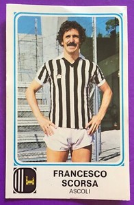 ASCOLI, FRANCESCO SCORSA *STICKER FIGURE #6* SANDWICHES COLLECTION 1978/1979