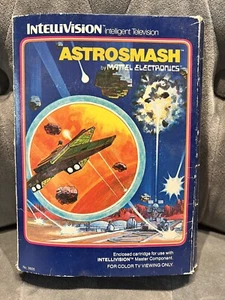 Astrosmash (Intellivision 1981) Completo con Caja Superposiciones Instrucciones Probadas. - Imagen 1 de 5