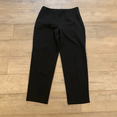 Uniform John Paul Richard Pants ~ Sz 12 ~Black ~High Rise ~ 29" Inseam ~ Pleated - Image 1 of 4