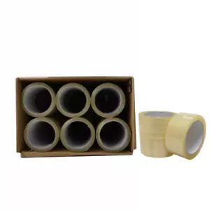 Packing Tape 36 Rolls 110 Yards 2 Mil (330 ft) Clear Carton Sealing Tapes - Picture 1 of 10
