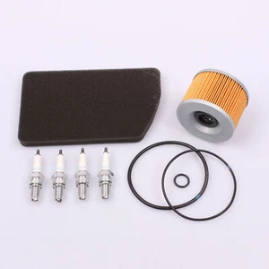 Air Filter Oil Filter Spark Plugs Set for Kawasaki ZL 600 B Eliminator # 95-97 - Picture 1 of 1