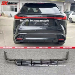Real Carbon Fiber Rear Bumper Splitter Diffuser Fits For Lexus RX500h 2023-2024 - Picture 1 of 8