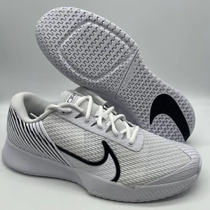 Nike air zoom Vapor Pro 2 HC White Black Men Size 11.5 Tennis Shoes NEW - Picture 1 of 8