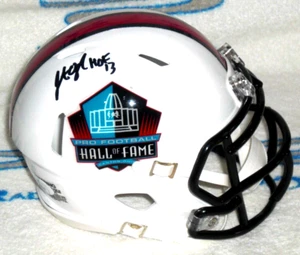 JONATHAN OGDEN SIGNED HALL OF FAME MINI HELMET - Ravens - UCLA - J.S.A. Cert. - Picture 1 of 4