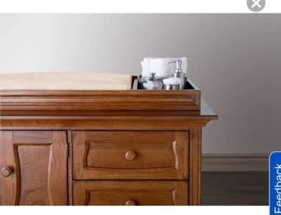 Topper cambiador de trébol para bebé Eco Chic - Nogal americano - NUEVO - SE ENVÍA EL MISMO DÍA DEL AUTOBÚS Foto 1 de 3