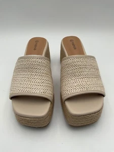 vodvob Platform Sandals for Women Wedges Open Toe Comfort Slip On Size 8.5 - Picture 1 of 8
