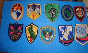 JUEGO DE PARCHES DEL EJÉRCITO DE ESTADOS UNIDOS, COMANDOS PRINCIPALES, JUEGO DE 10, OBTIENES LOS 10 - Imagen 1 de 1
