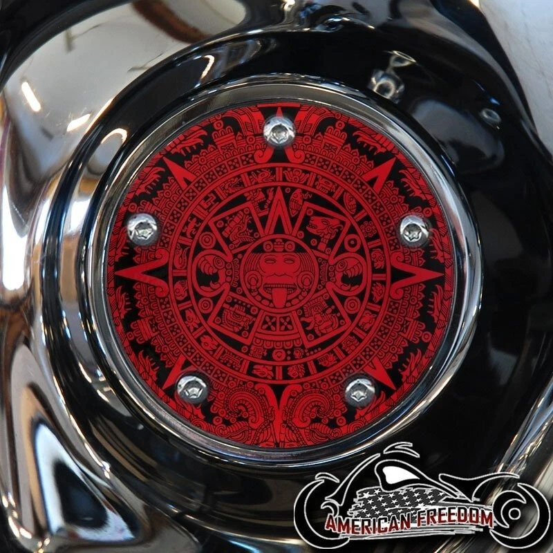 CUBIERTA DE DISTRIBUCIÓN HARLEY DAVIDSON DOBLE CÁMARA, MILWAUKEE 8, SPORTSTER - rojo azteca Foto 1 de 1