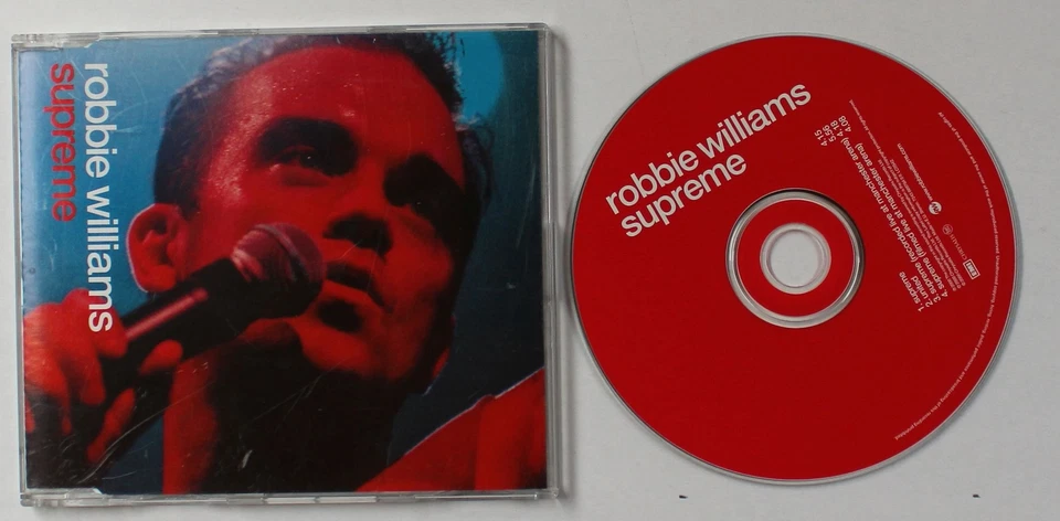 Robbie Williams Supreme EU 4-Track CDSingle 2000 Enhanced - Bild 1 von 1