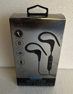 *NEW* BYTECH Universal Wireless Earbuds ACTIVE SPORTS Built-In Control Bluetooth - Picture 1 of 2
