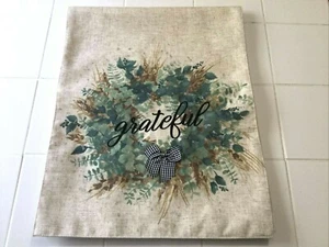Shabby Chic Brand Linen Blend Table Runner “Grateful” 72x14.5" NWOT - Picture 1 of 10
